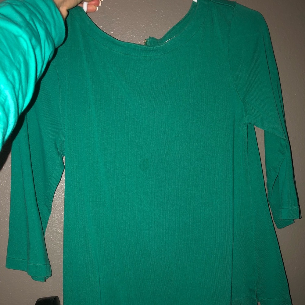 Green shirt
